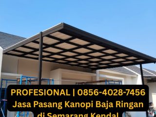 Kanopi Baja Ringan di Semarang dan Kendal: Material, Fungsi, dan Sistem Pemasangan