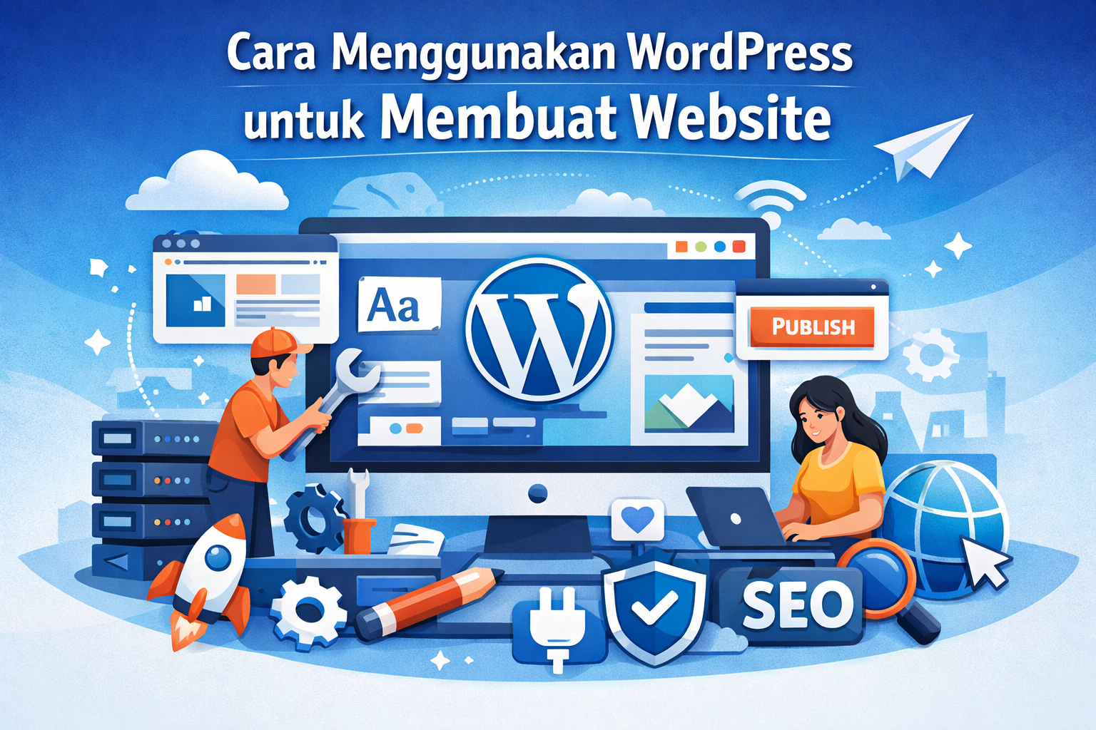 Cara Buat Website dengan wordpress