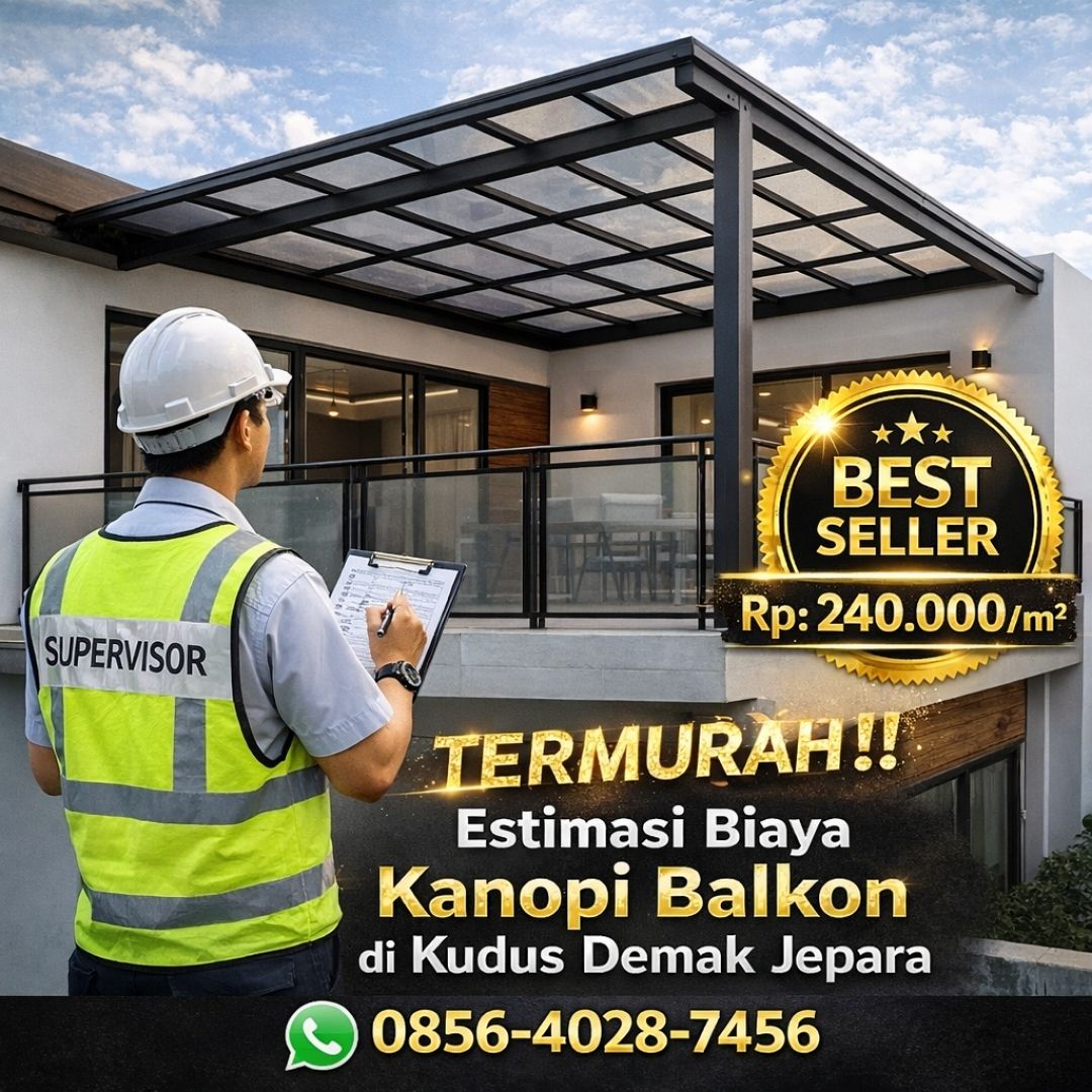 🏠 Jenis-Jenis Kanopi yang Paling Banyak Digunakan di Indonesia