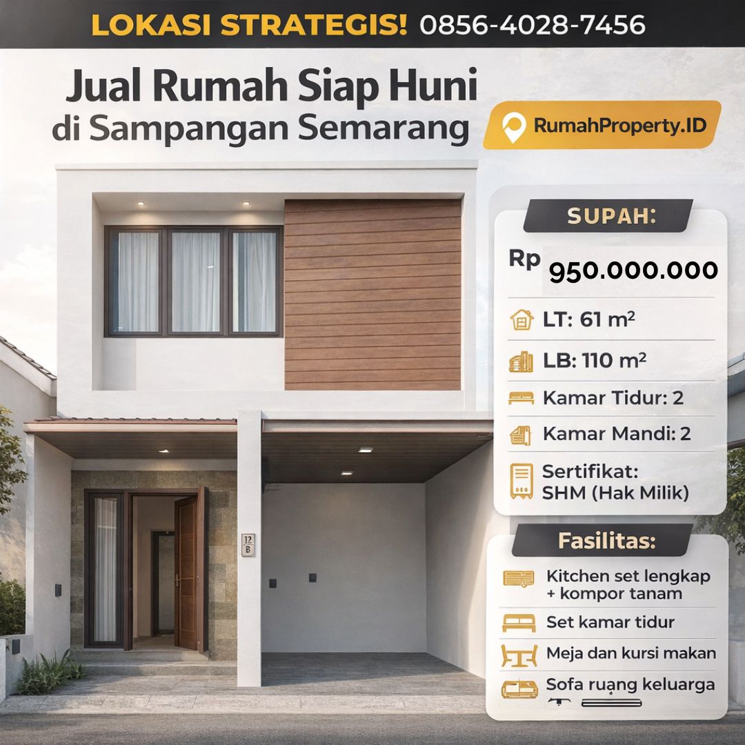 Mengapa Rumah Siap Huni di Semarang Menjadi Pilihan Banyak Keluarga Muda 🏠👨‍👩‍👧‍👦