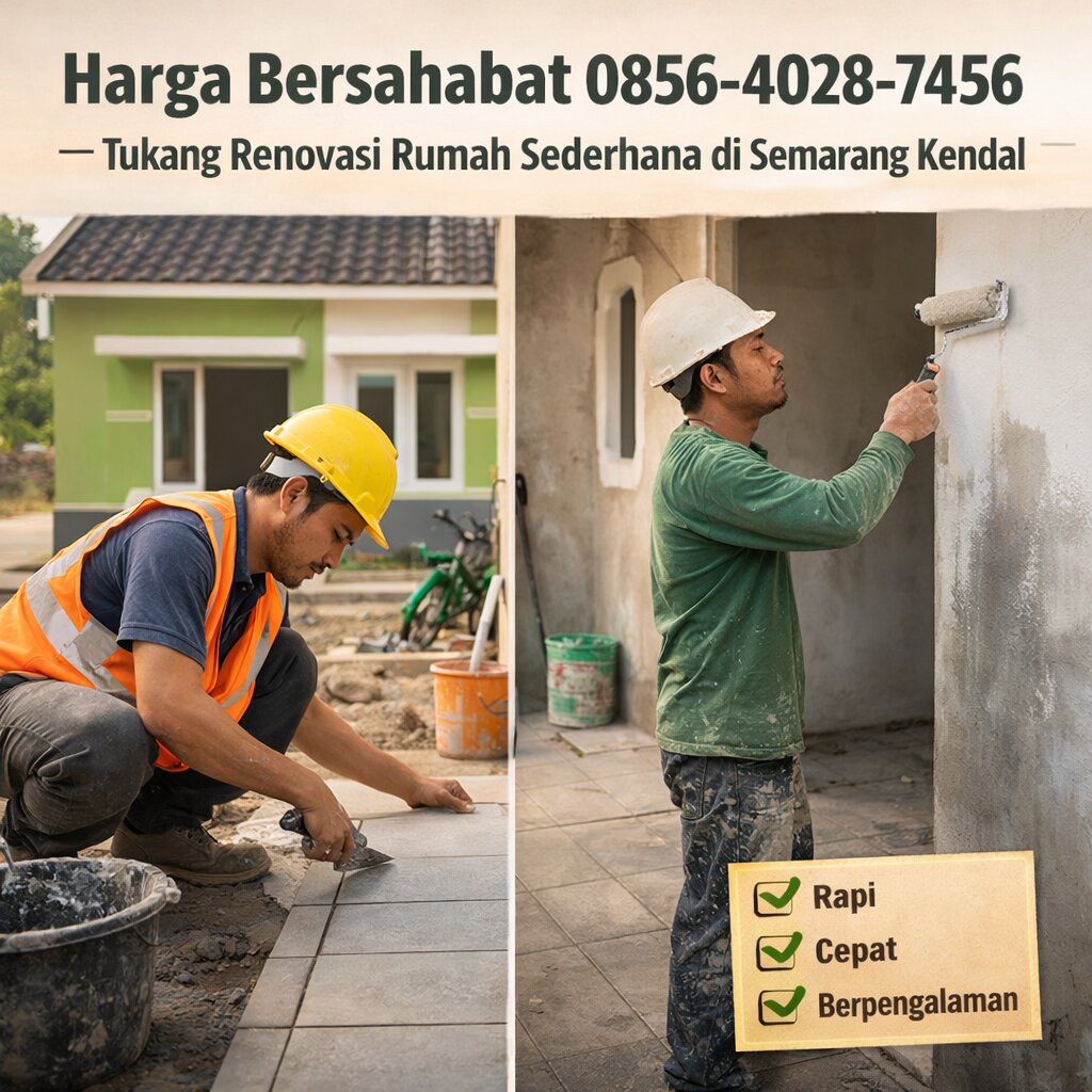 Tukang Renovasi Rumah Sederhana di Semarang Kendal