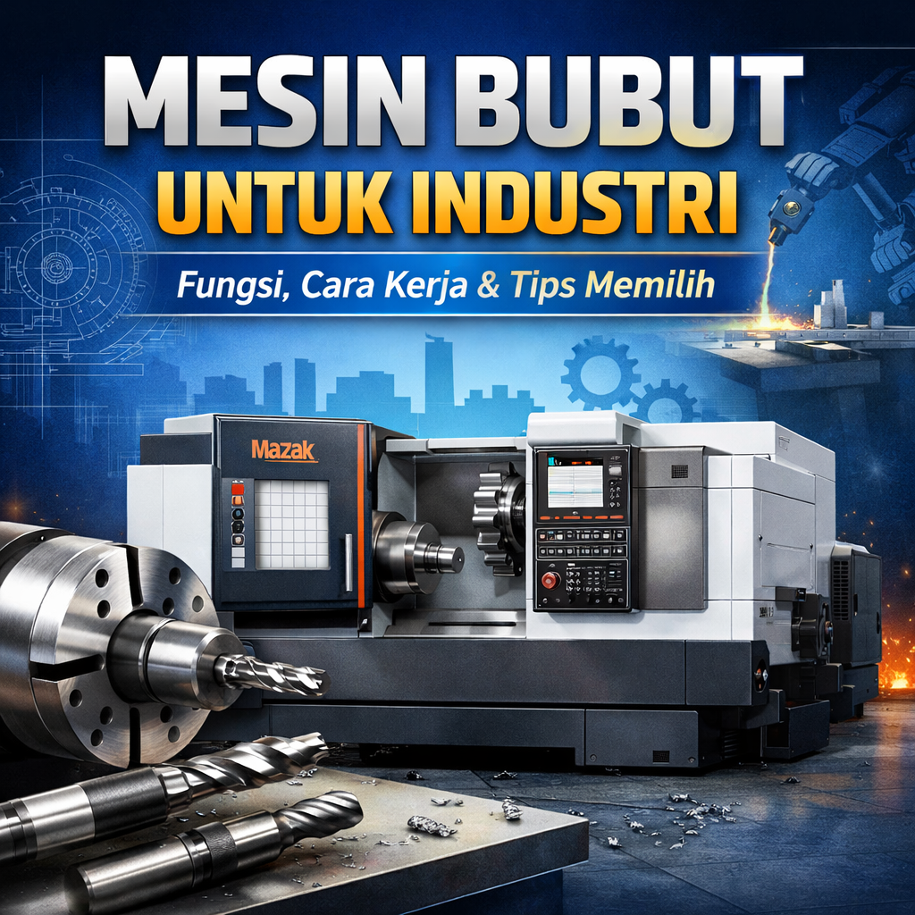 mesin bubut untuk industri