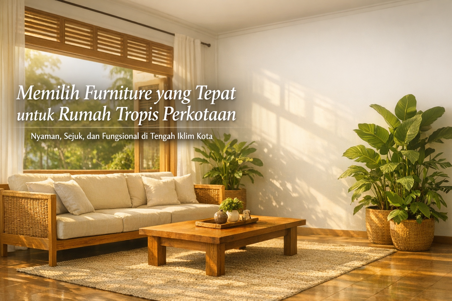 Memilih Furniture yang Tepat untuk Rumah Tropis Perkotaan 🌿🏡