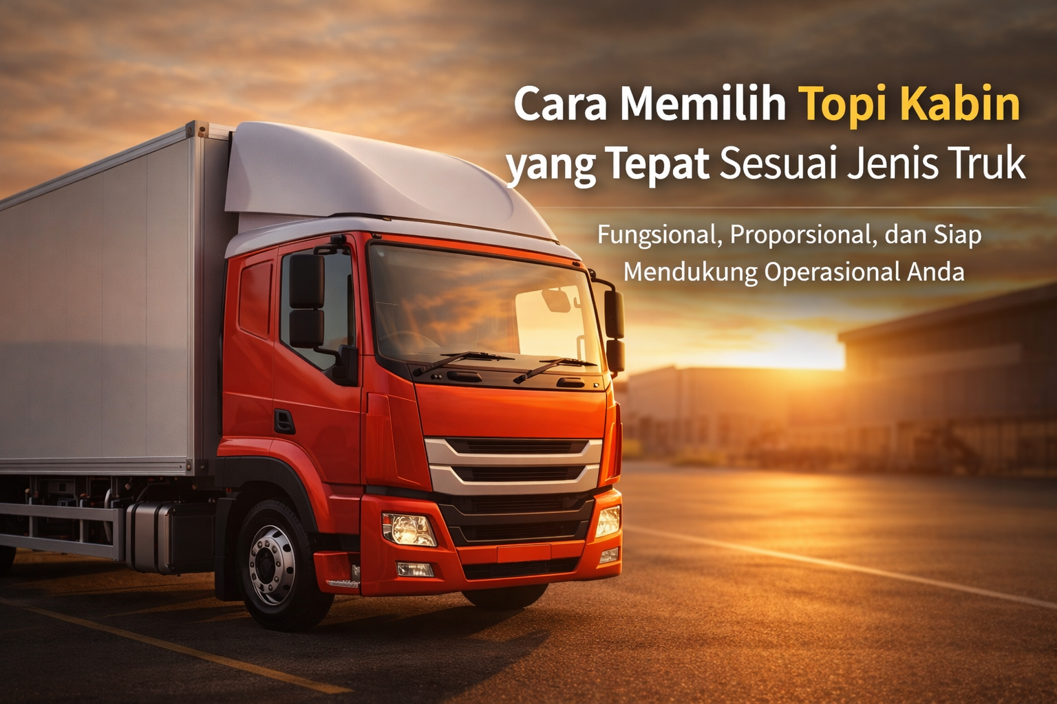 Cara Memilih Topi Kabin yang Tepat Sesuai Jenis Truk