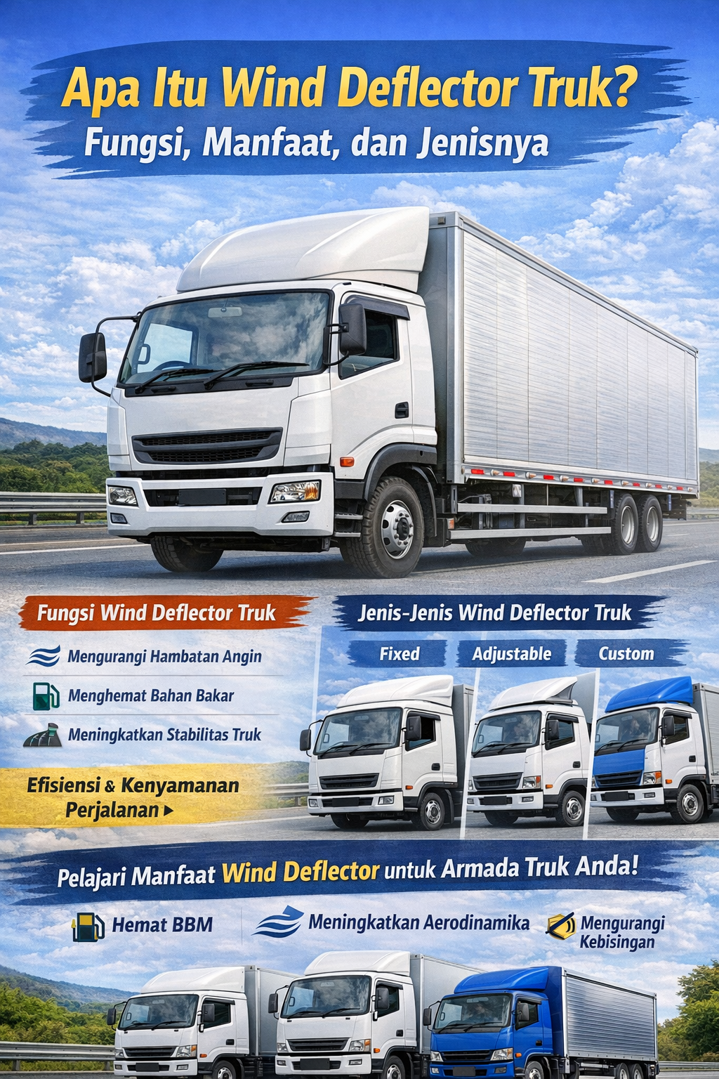 jual topi kabin truck