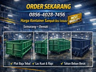 PROMO SPESIAL 0856-4028-7456 Pembuatan Bak Truk Sampah Terbuka di Semarang Demak