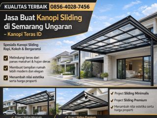 KHUALITAS TERBAIK 0856-4028-7456 Jasa Buat Kanopi Sliding di Semarang Ungaran - Kanopi Teras ID