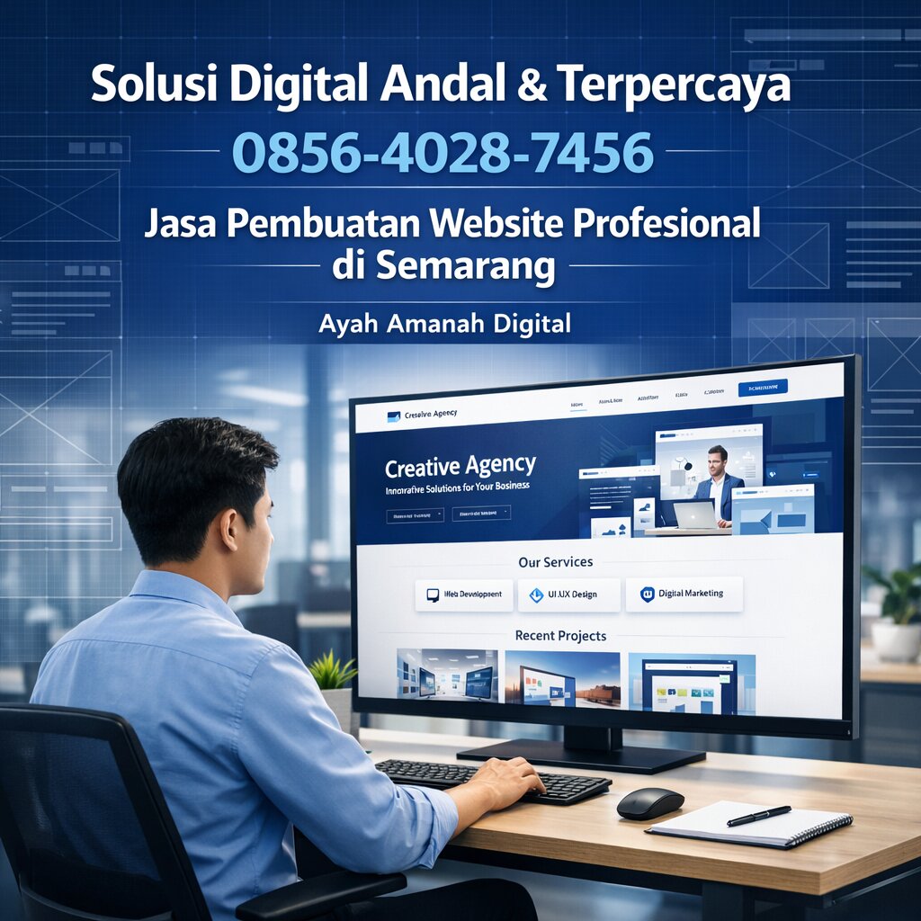 website profesional semarang, jasa web semarang, website company profile, web seo semarang, ayah amanah digital