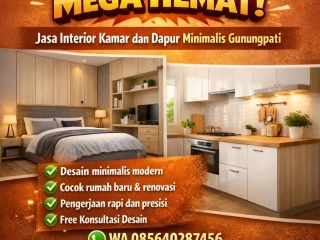 Jasa Interior Kamar dan Dapur Minimalis