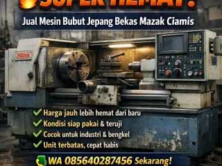 Jual Mesin Bubut Bekas Jepang Mazak