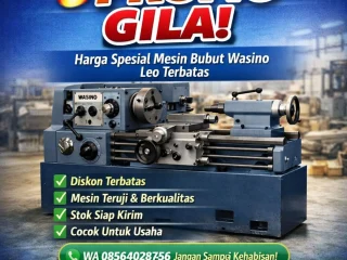 Jual Mesin Bubut jepang Bekas Wasino Leo