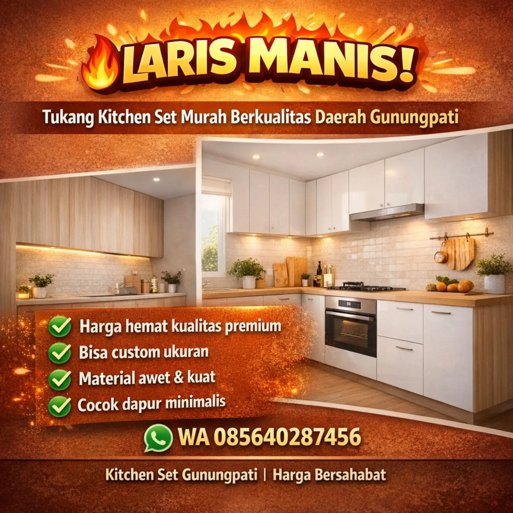 Jasa Interior Kamar dan Dapur Minimalis