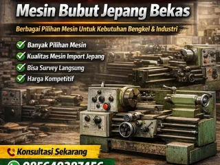 Jual Mesin Bubut Jepang Bekas