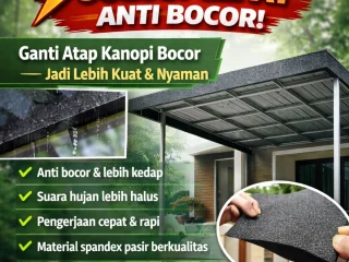 jasa pemasangan kanopi dempel lor