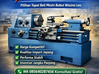 Jual Mesin Bubut jepang Bekas Wasino Leo
