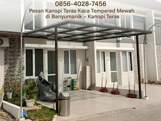 (3) Pesan Kanopi Teras Kaca Tempered Mewah di Banyumanik
