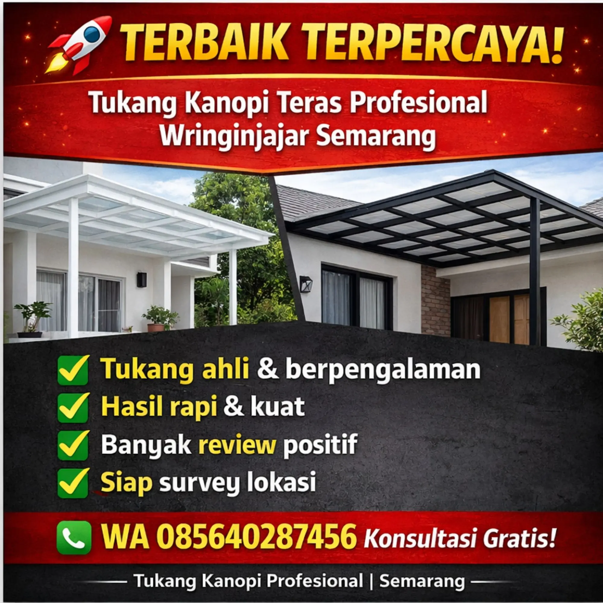 Jasa Pasang Kanopi di Karanganyar Semarang