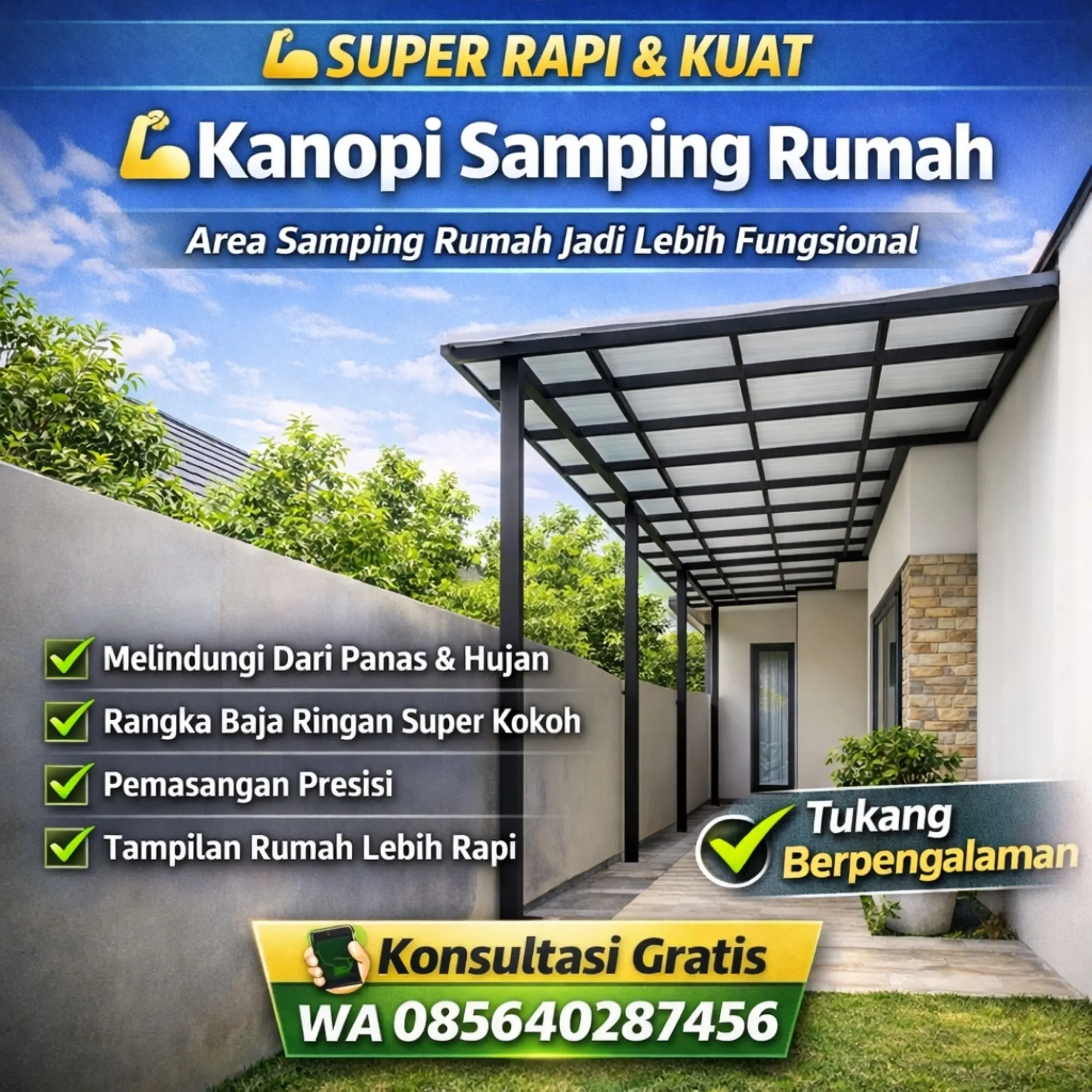 Jasa Pasang Kanopi Semarang