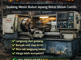 Jual Mesin Bubut Bekas Jepang Mazak
