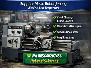 Jual Mesin Bubut jepang Bekas Wasino Leo