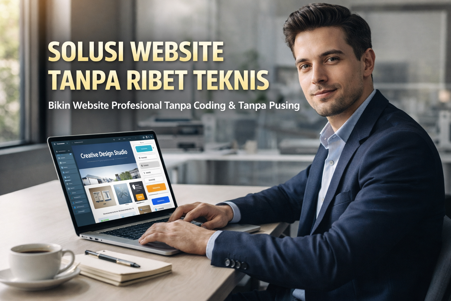 Jasa Pembuatan Wesbsite — Solusi Website Tanpa Ribet Teknis