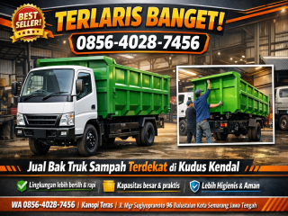 TERLARIS BANGET 0856-4028-7456 Jual Bak Truk Sampah Terdekat di Kudus Kendal