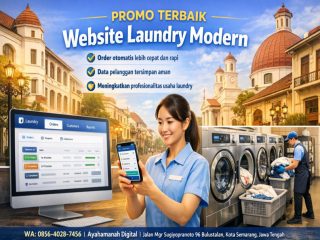 PROMO TERBAIK 0856-4028-7456 Jasa Pembuatan Website Laundry di Semarang - Ayah Amanah Digital