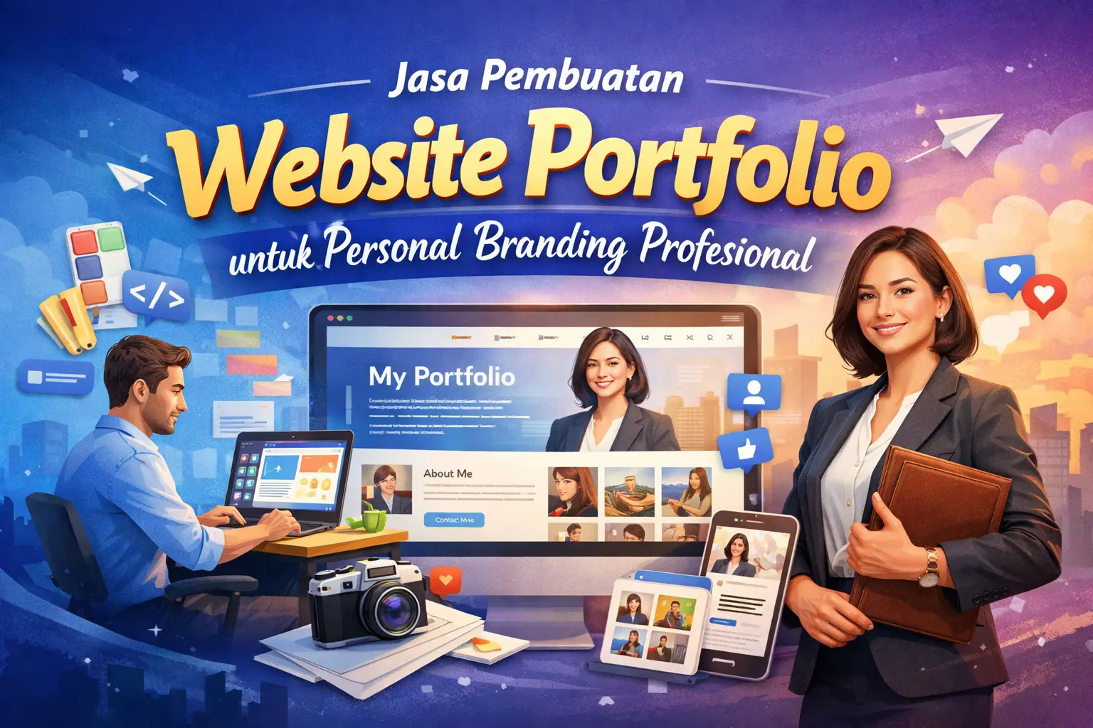 Jasa Pembuatan Website Portofolio Profesional