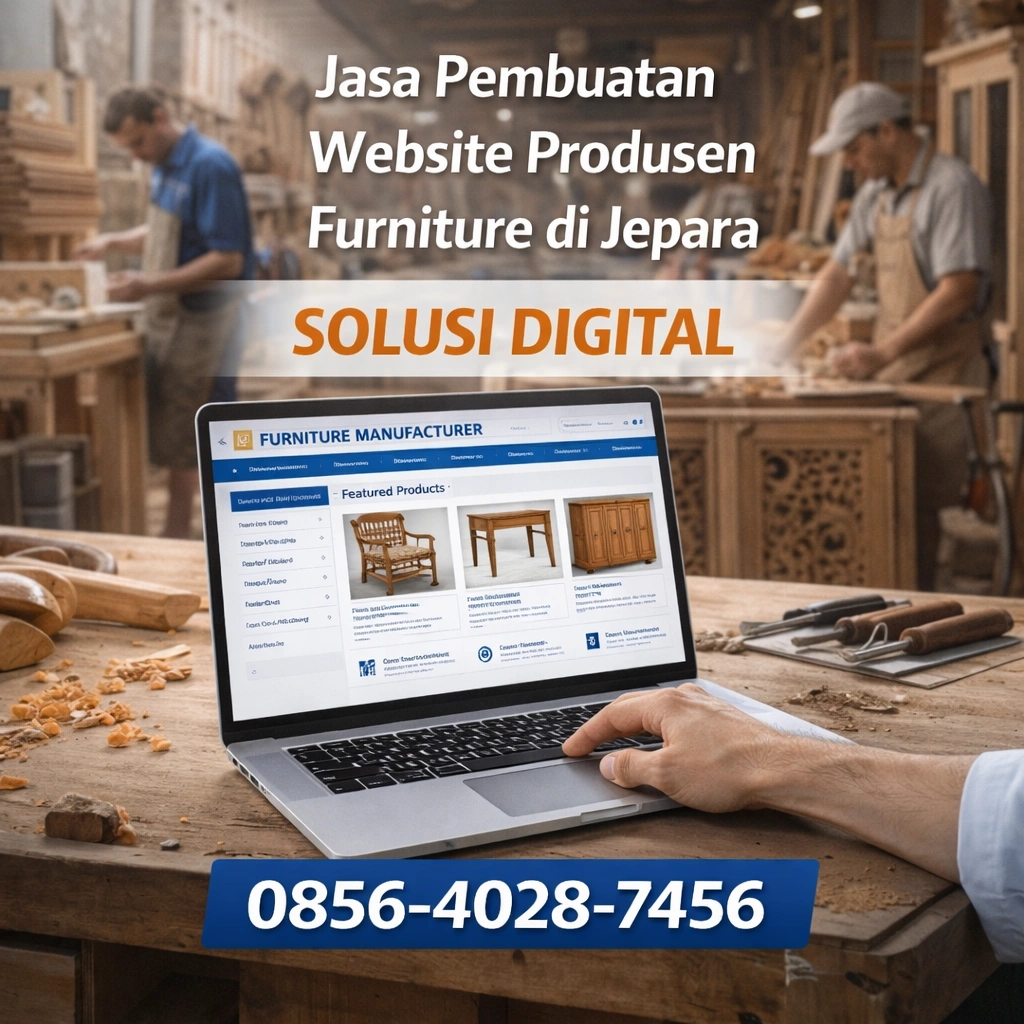 Solusi Digital | 0856-4028-7456 Jasa Pembuatan Website Produsen Furniture di Jepara - Ayah Amanah Digital