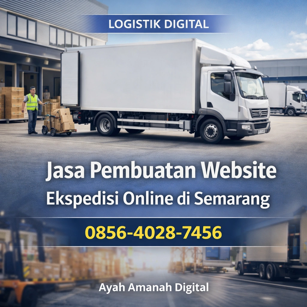 Logistik Digital | 0856-4028-7456 Jasa Pembuatan Website Ekspedisi Online di Semarang - Ayah Amanah Digital