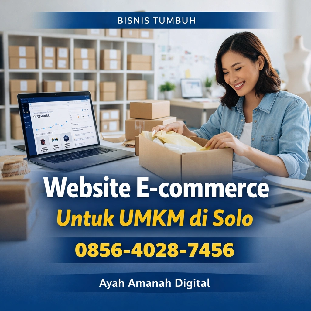 Bisnis Tumbuh | 0856-4028-7456 Solusi Pembuatan Website E-commerce untuk UMKM di Solo - Ayah Amanah Digital