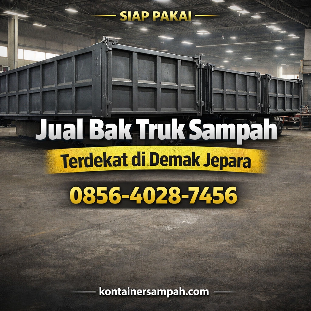 Siap Pakai | 0856-4028-7456 Jual Bak Truk Sampah Terdekat di Demak Jepara