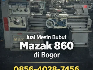 Mesin Presisi | 0856-4028-7456 Jual Mesin Bubut Jepang Bekas Mazak 860 di Bogor - Ana Machinery
