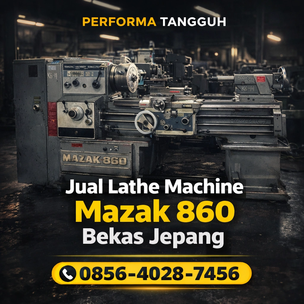Performa Tangguh | 0856-4028-7456 Jual Lathe Machine Bekas Jepang Mazak 860 di Bogor - Ana Machinery