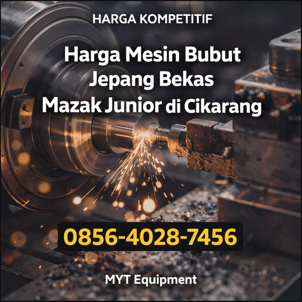 Harga Kompetitif | 0856-4028-7456 Harga Mesin Bubut Jepang Bekas Mazak Junior di Cikarang - MYT Equipment