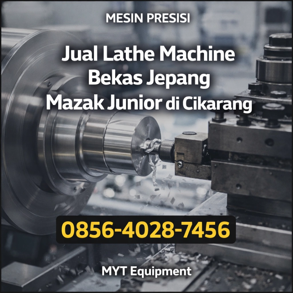 Mesin Presisi | 0856-4028-7456 Jual Lathe Machine Bekas Jepang Mazak Junior di Cikarang - MYT Equipment