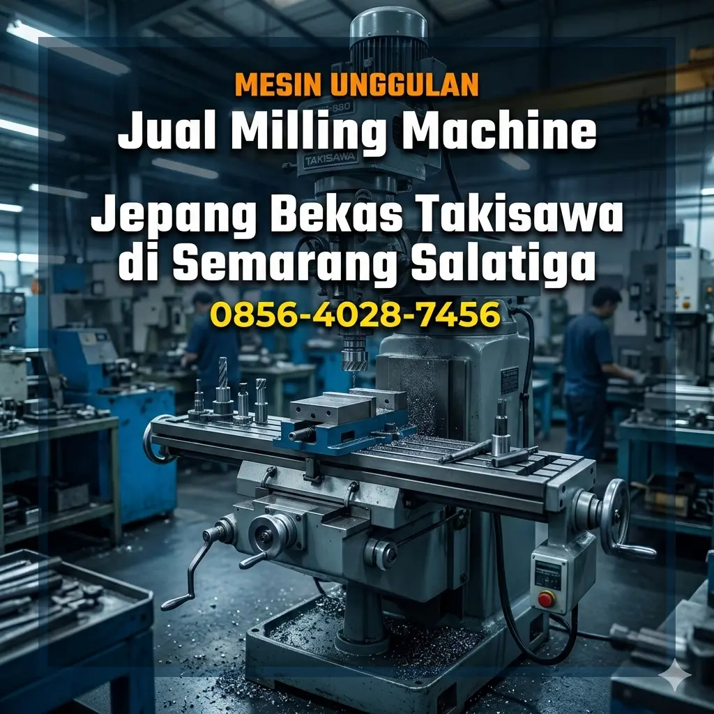 Mesin Unggulan | 0856-4028-7456 - Jual Milling Machine Jepang Bekas Takisawa di Semarang Salatiga