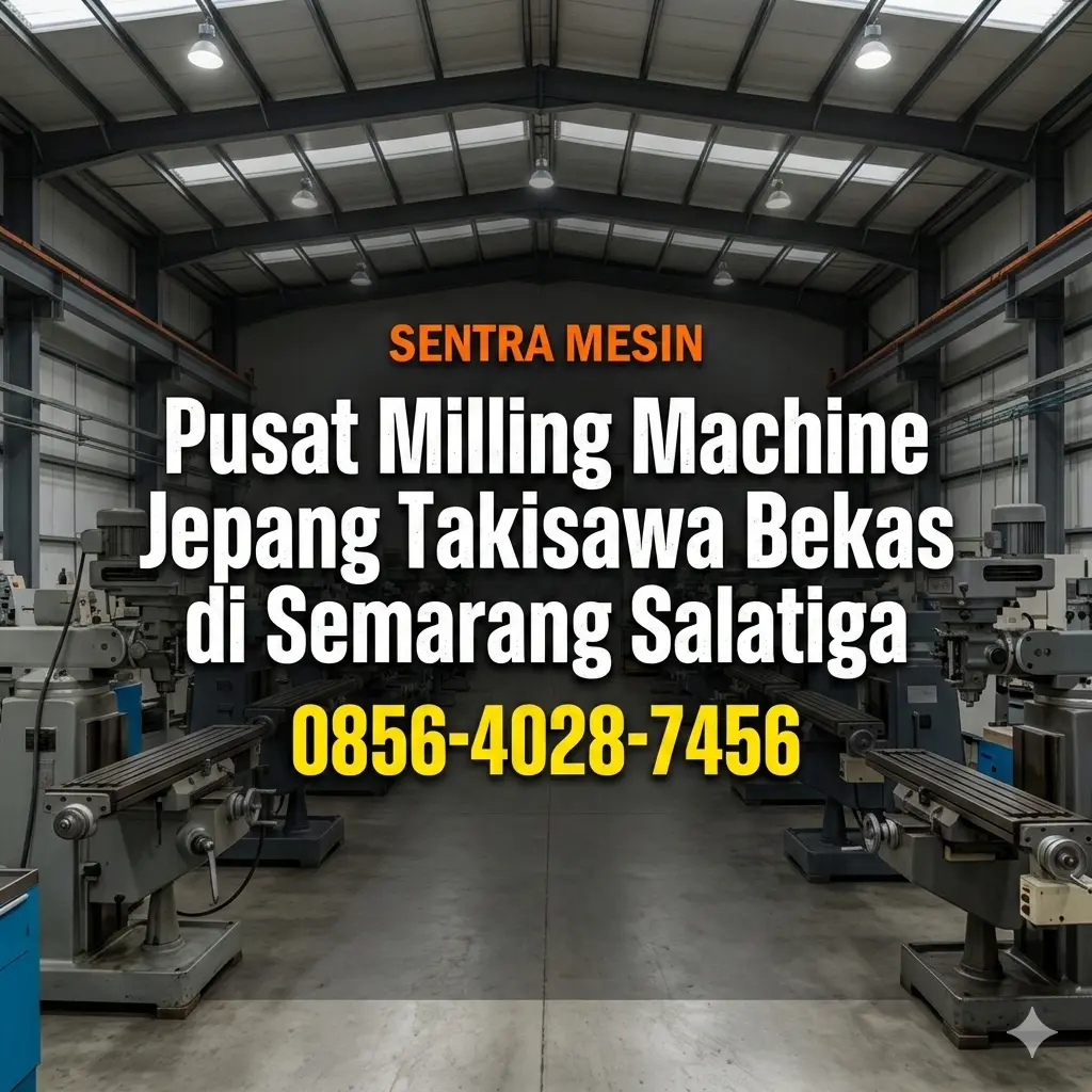 Sentra Mesin | 0856-4028-7456 - Pusat Milling Machine Jepang Takisawa Bekas di Semarang Salatiga