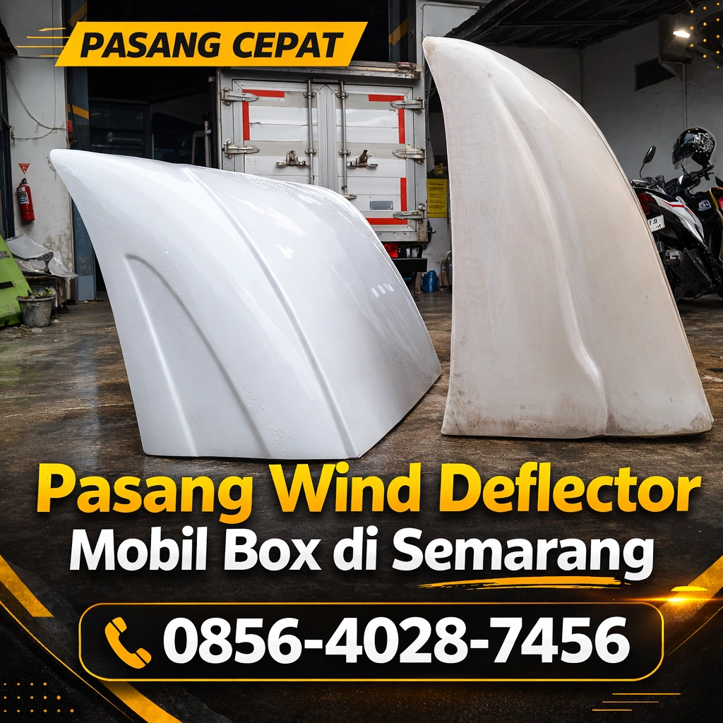 Pasang Cepat | 0856-4028-7456 Pasang Wind Deflector Mobil Box di Semarang