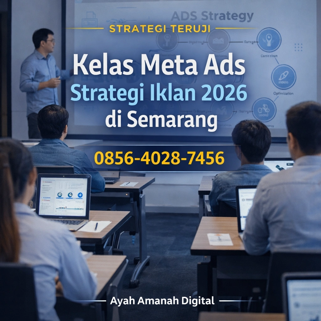 Strategi Teruji | 0856-4028-7456 Kelas Meta Ads Strategi Iklan 2026 di Semarang - Ayah Amanah Digital