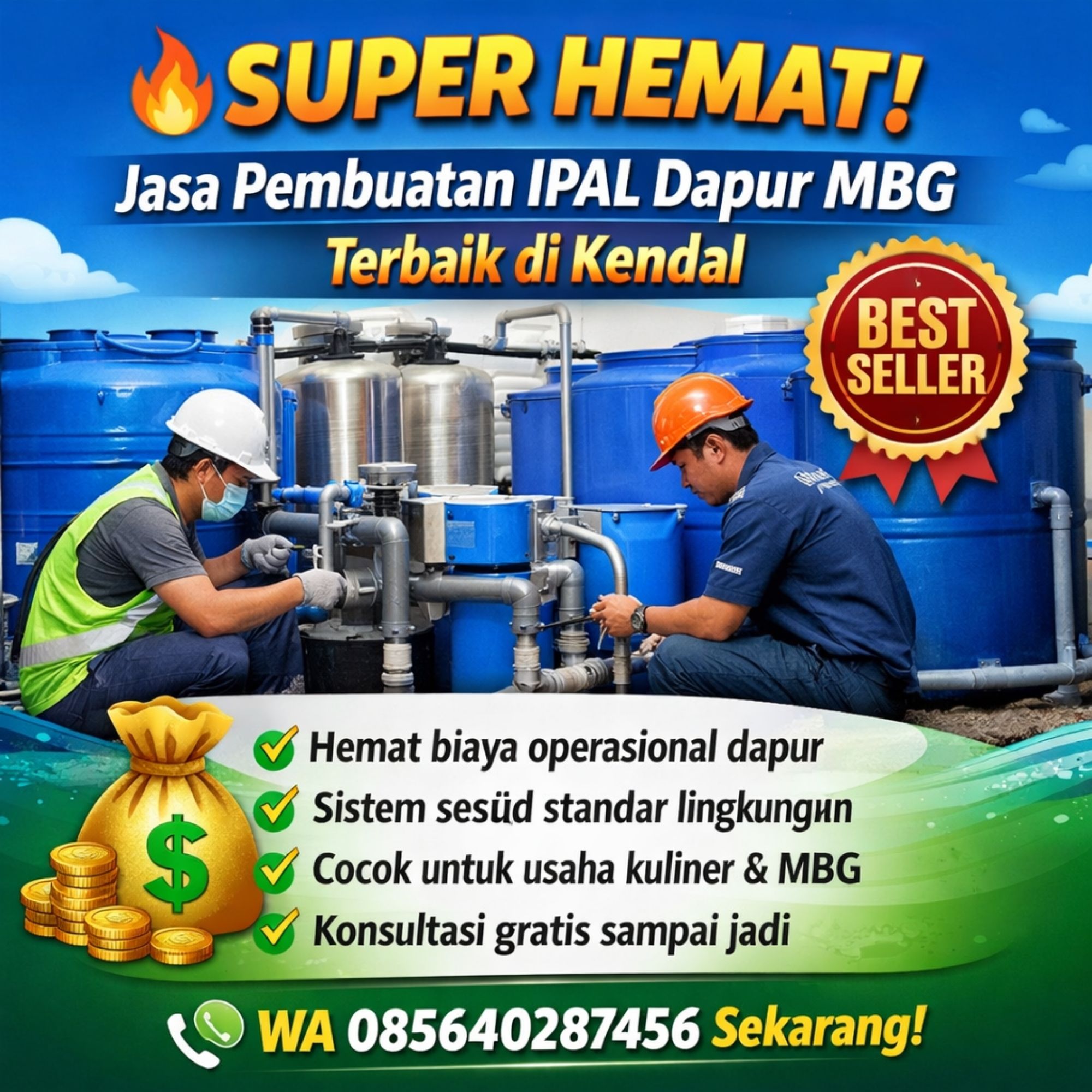 Jual IPAL Mbg Pengolahan Limbah Berkualitas
