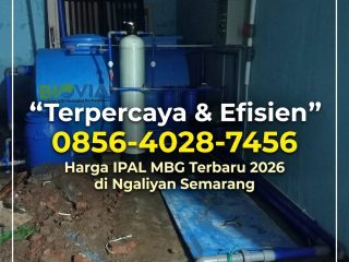 (1) Harga IPAL MBG Terbaru 2026 di Ngaliyan Semarang