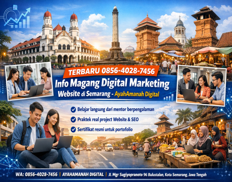 1 Info Magang Digital Marketing Website di Semarang