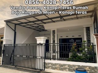 (1) Vendor Pasang Kanopi Teras Rumah Baja Ringan di Mijen