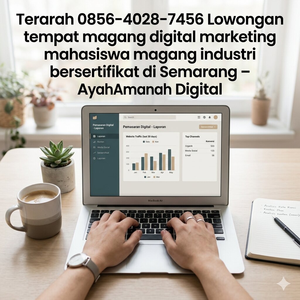 (2) Lowongan tempat magang digital marketing mahasiswa magang industri bersertifikat di Semarang