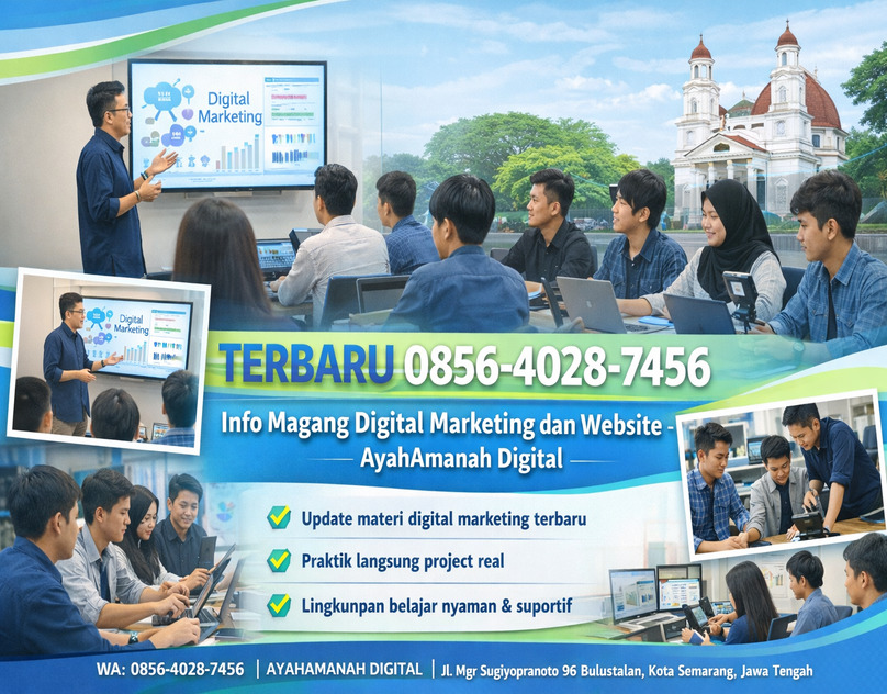 3 Info Magang Digital Marketing dan Website