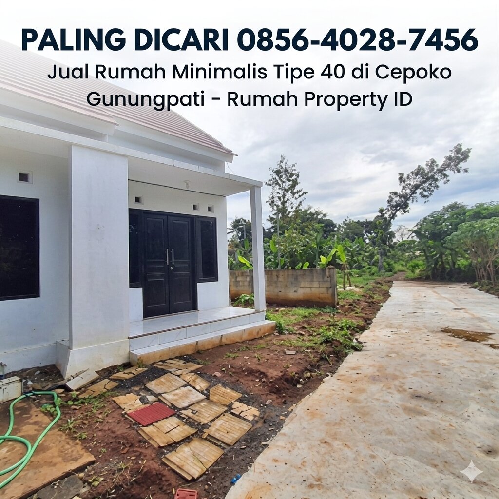 (3) Jual Rumah Minimalis Tipe 40 di Cepoko Gunungpati