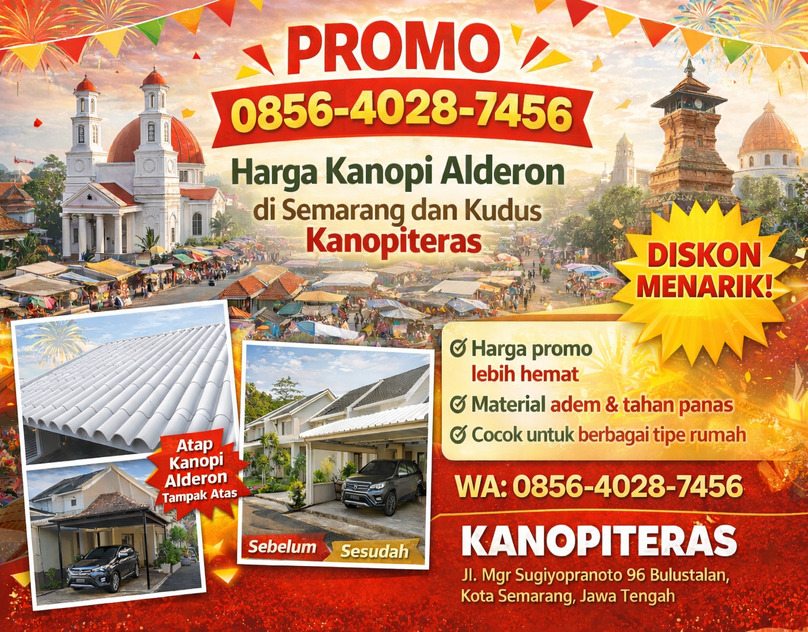 4 Harga Kanopi Alderon di Semarang dan Kudus