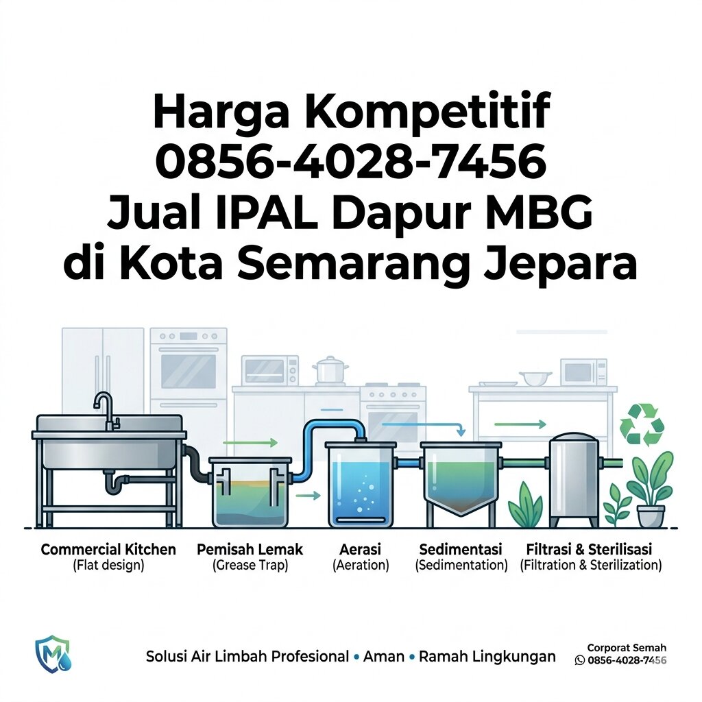(4) Jual IPAL Dapur MBG di Kota Semarang Jepara
