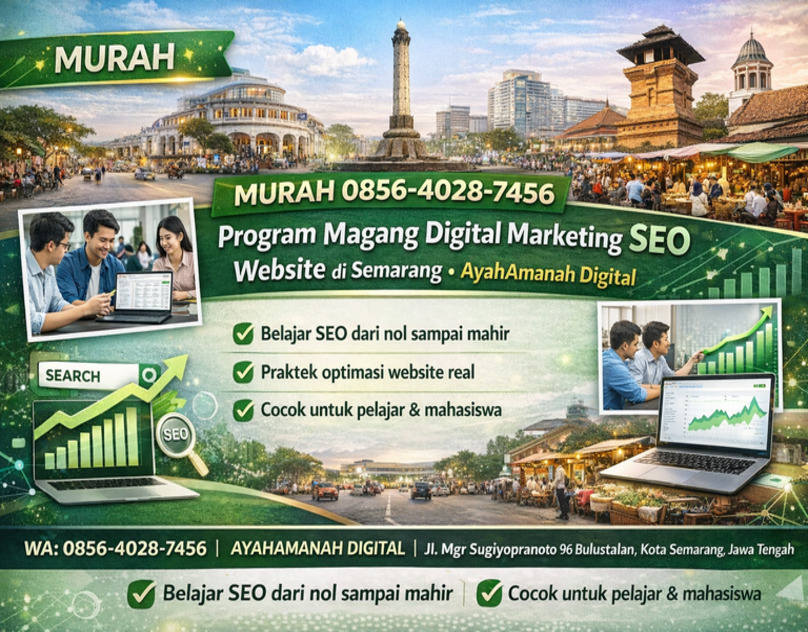 4 Program Magang Digital Marketing SEO Website di Semarang